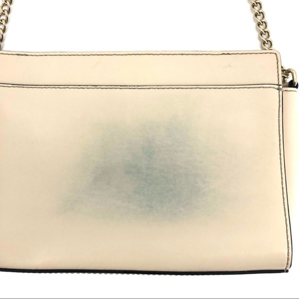 Kate Spade Ivory Bow Front Crossbody Bag Purse - Picture 7 of 8